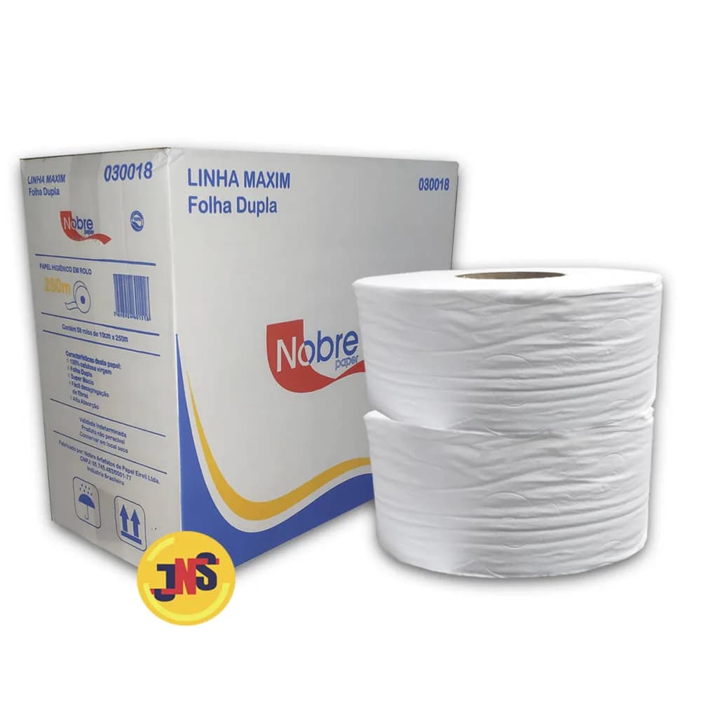 Papel Higiênico Folha Dupla Rolão