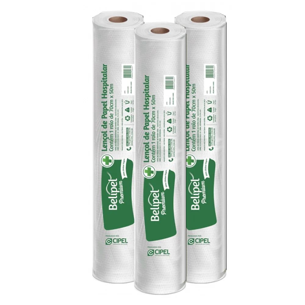 Lençol de Papel 50cm x 50m