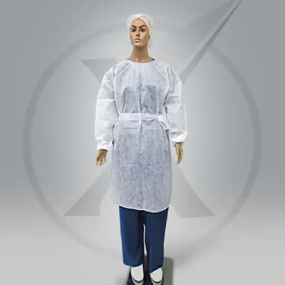 Avental Manga Longa Branco