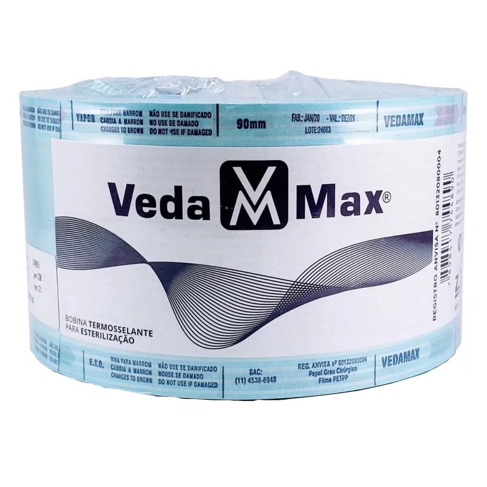 Papel para Esterilização Bobina 170mm x 100m