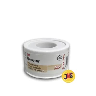 Fita Microporosa Bege 2,5cm x 10m