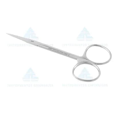 Tesoura Iris ou Gengiva 12cm Reta