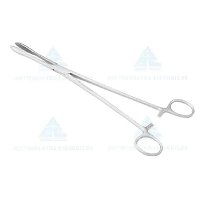 Pinça Collin para Curativo Uterino 25cm
