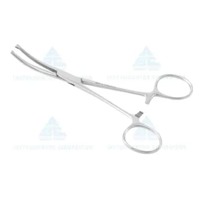 Pinça Kocher 16cm Curva