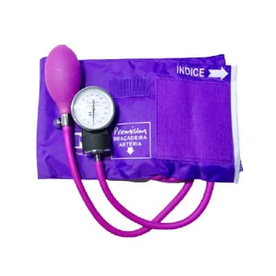 Aparelho de Pressão Nylon Velcro Adulto Lilás
