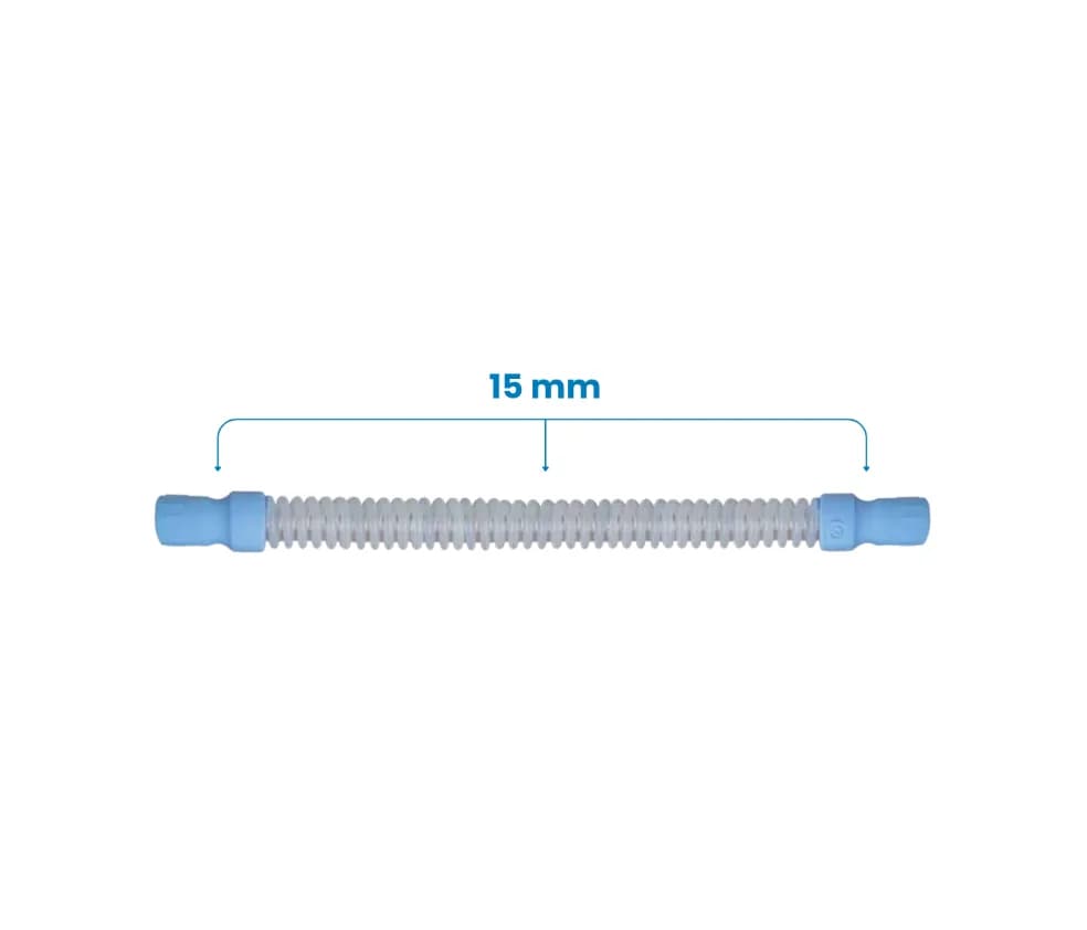 Traqueia em Silicone (Ponteira 15 x 15 mm, Comprimento 15 x 1200 mm)