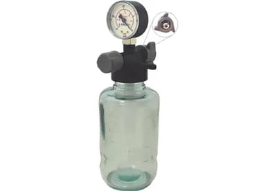 Vacuômetro com Frasco de Vidro 500 mL