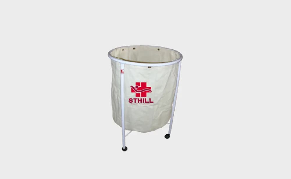 Hamper Inox com Pano
