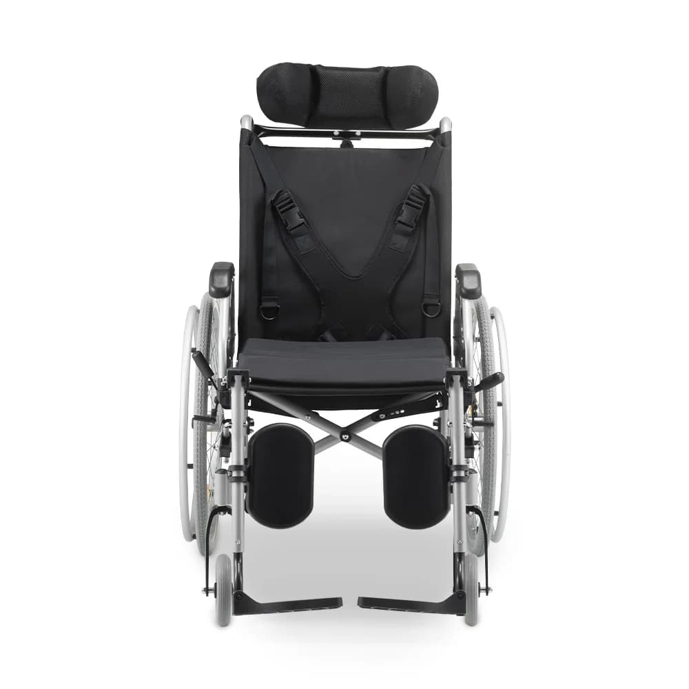 Cadeira de Rodas Reclinável D700 Dellamed — Alumínio, Tetraplegia, até 130 kg