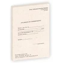 Declaração de Comparecimento Eco Papel Reciclado