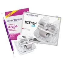 Kit Bráquete Cerâmico Autoligado Iceram SLB Roth 0,022
