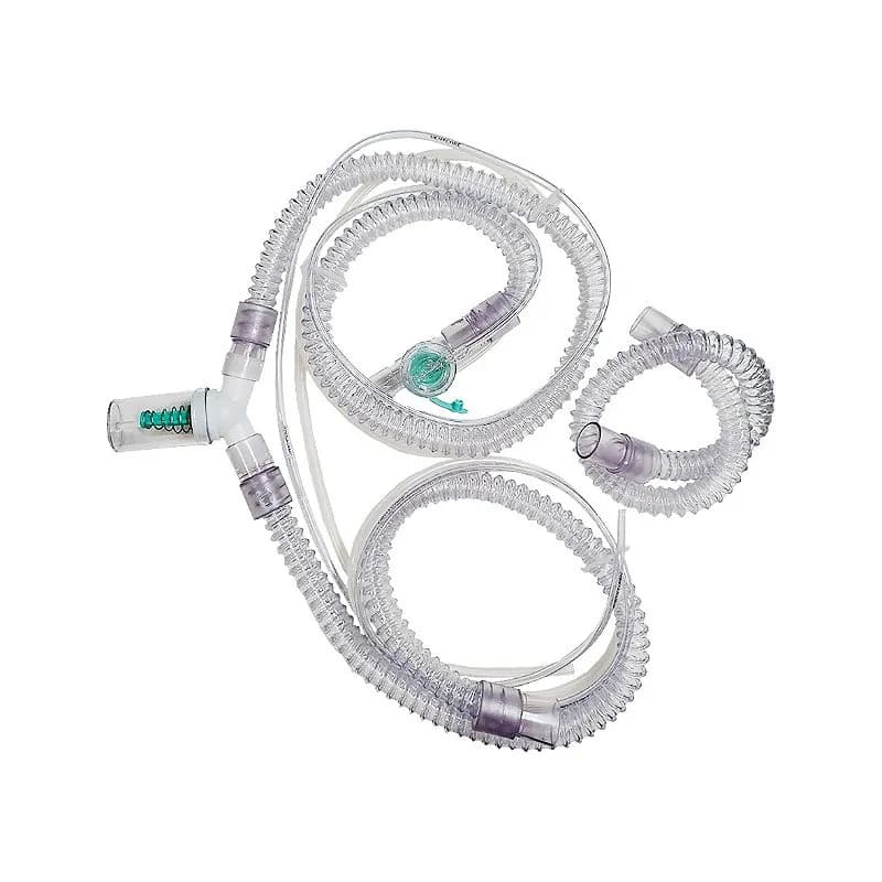 Circuito Respiratório de Ramo Mono com Válvula Ativa e Dreno em PVC, Adulto da Ventcare - Unidade