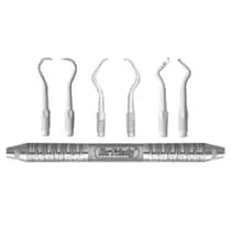 Kit Cureta para Raspagem de Implante Implacare (Cabo + 24 pontas) - Hu-Friedy