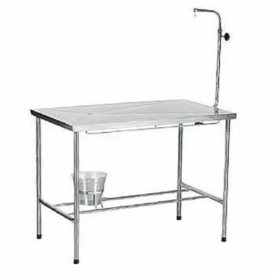 Mesa Veterinária Inoxidável/Esmaltada - Forçamédica