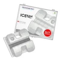 Bráquete Cerâmico Iceram Roth 0,022'' Slot de Metálico - Orthometric