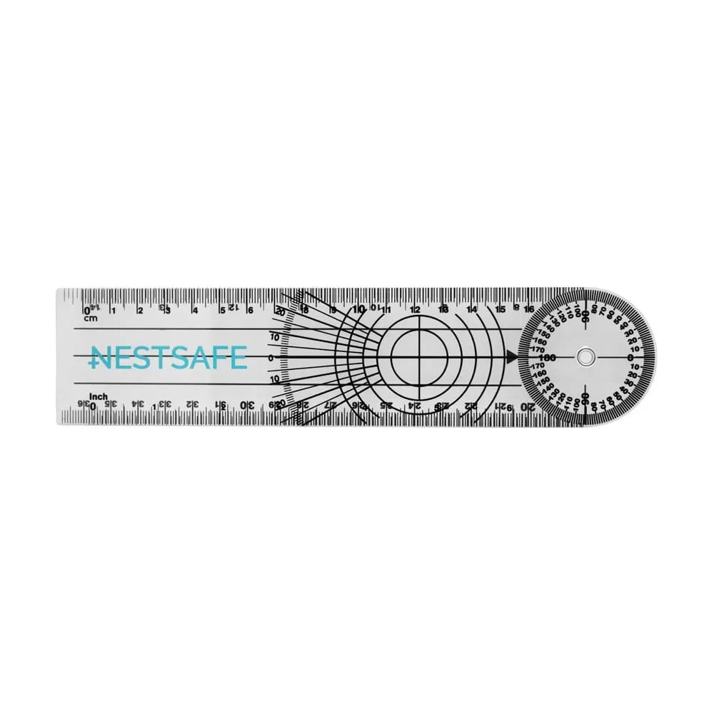 GONIÔMETRO ORTOPÉDICO MEDIDOR DE ÂNGULO 36CM NESTSAFE