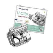 Kit Bráquete de Aço Autoligado Interativo U-Clip MBT 0,022 01 Caso