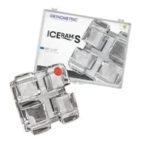 Bráquete Cerâmico Iceram Safira Conjunto 5x5 - MBT 0,022'' - Orthometric