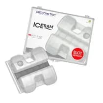 Kit Bráquete Cerâmico Iceram com Slot Metálico Roth 022