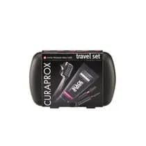 Kit Escova Dental Viagem Travel Set Black Is White