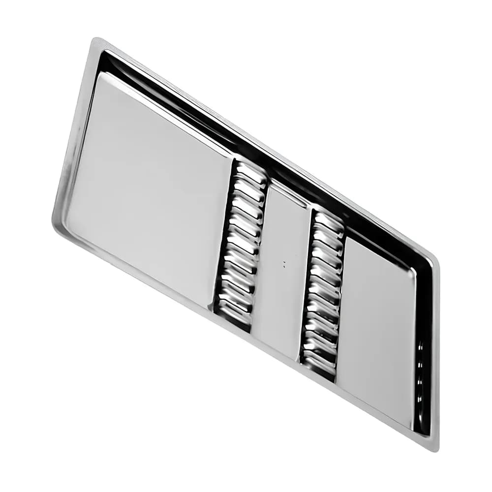 BANDEJA CLÍNICA COM SEPARAÇÃO AÇO INOX MÉDIO SSWHITE
