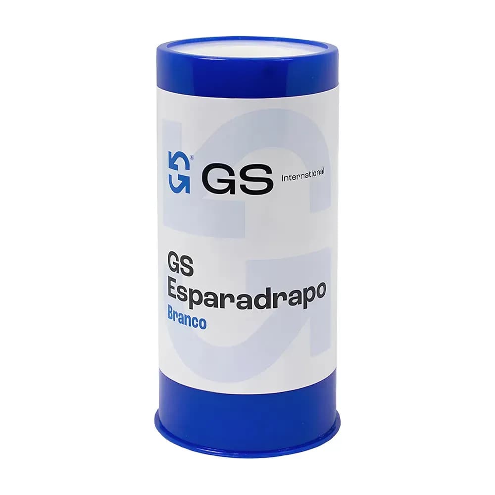 ESPARADRAPO IMPERMEÁVEL BRANCO 100% ALGODÃO 10CMX4,5M GS