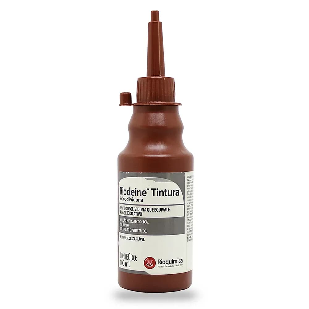 IODOPOVIDONA TINTURA 100ML ALMOTOLIA RIOQUÍMICA