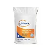 Compressa de Gaze Estrela 13 Fios Não Estéril 10cm x 10cm - Cremer