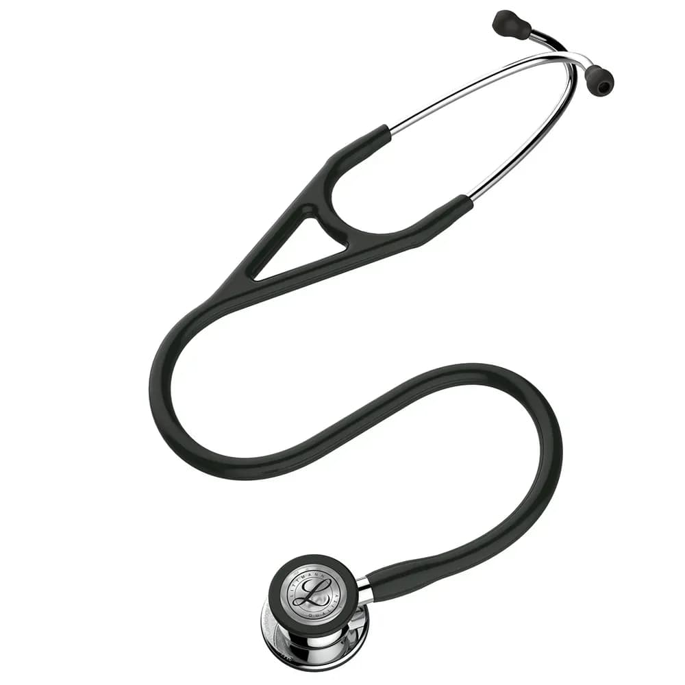 ESTETOSCÓPIO LITTMANN CARDIOLOGY IV 6177 PRETO E PRATA 3M