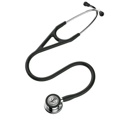ESTETOSCÓPIO LITTMANN CARDIOLOGY IV 6177 PRETO E PRATA 3M