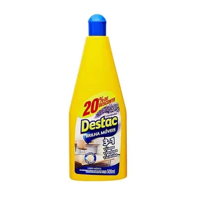 LUSTRA MÓVEIS AROMA LAVANDA 500ML DESTAC