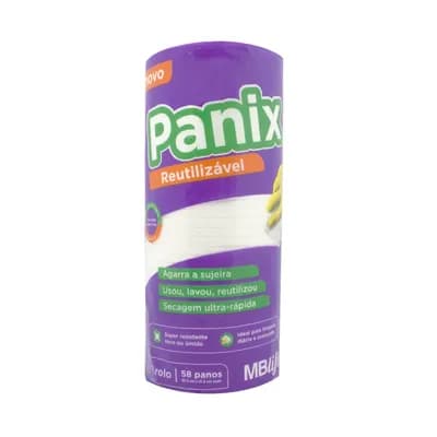 PANO LIMPEZA MULTIUSO LAVÁVEL BRANCO 20X21CM 58UN MBLIFE