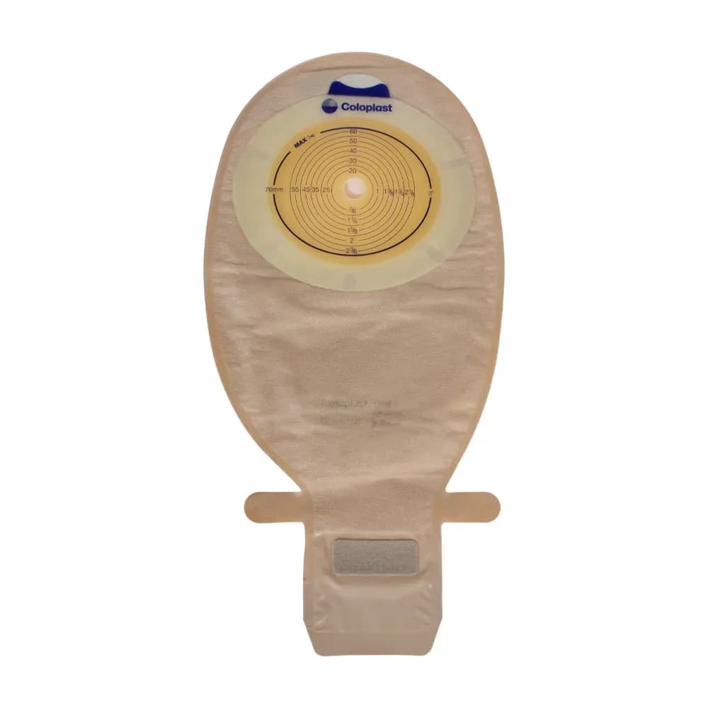 BOLSA PARA OSTOMIA 1 PEÇA DRENÁVEL OPACA 10-76MM SENSURA COLOPLAST