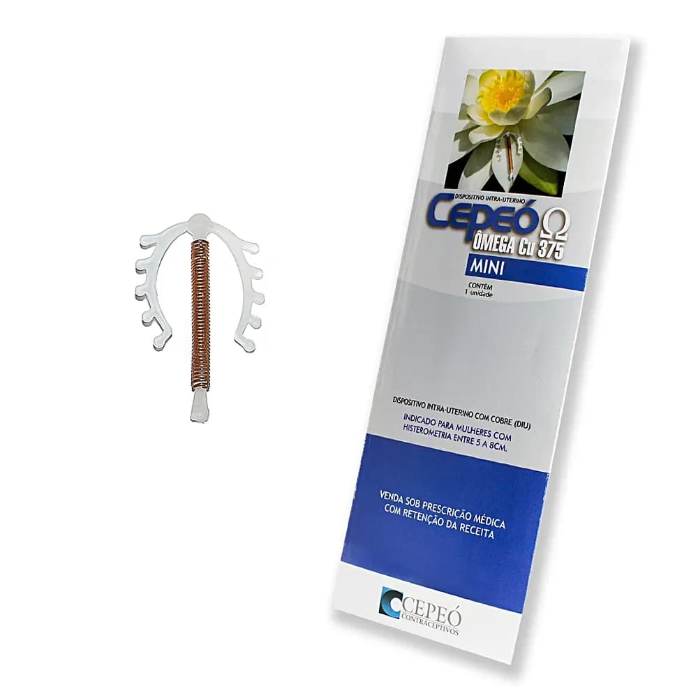 DIU DISPOSITIVO INTRA-UTERINO OMEGA CU 375 MINI INJEFLEX