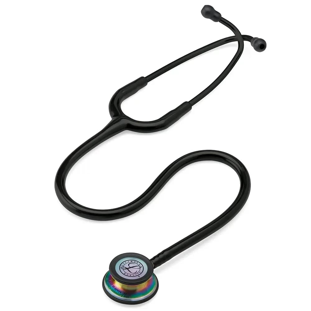 ESTETOSCÓPIO LITTMANN CLASSIC III 5870 PRETO RAINBOW 3M