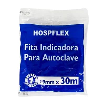 FITA INDICADORA PARA AUTOCLAVE 19MMX30M HOSPFLEX