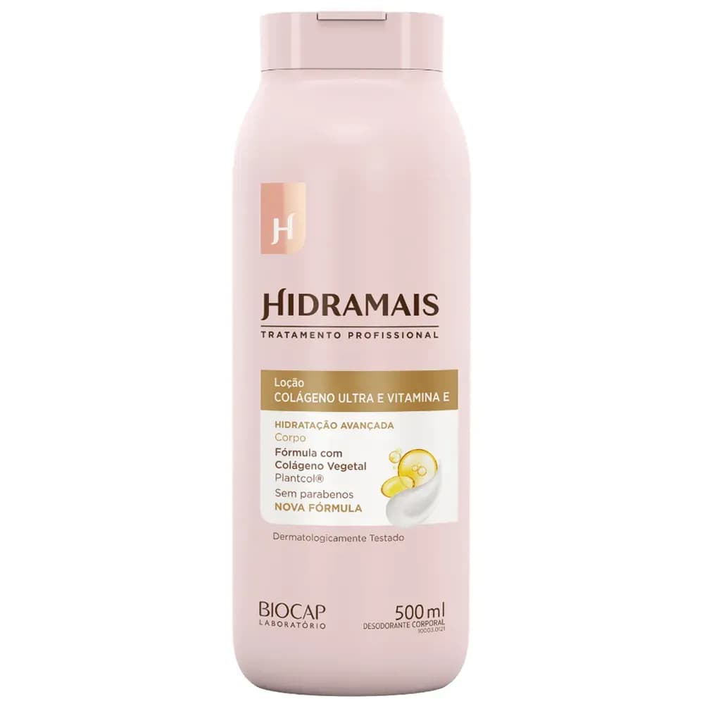 LOÇÃO HIDRATANTE COLÁGENO E VITAMINA E 500ML HIDRAMAIS