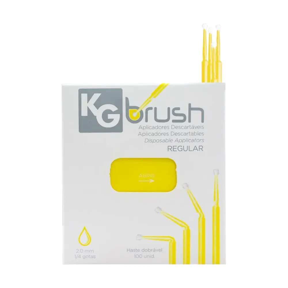 PINCEL MICROB REGULAR DESCARTÁVEL 2MM C/100 CAVIBRUSH KG