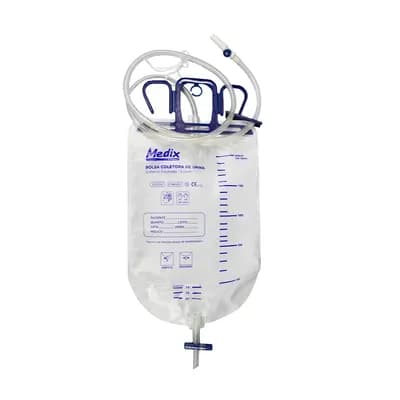 BOLSA COLETORA DE URINA COM SISTEMA FECHADO ESTÉRIL 2L MEDIX