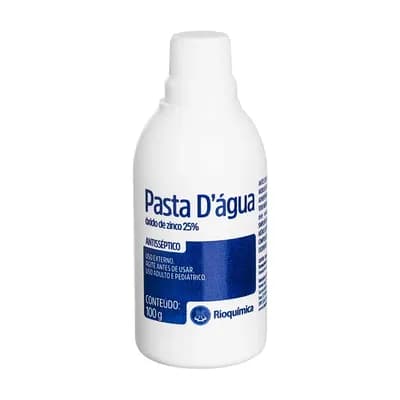 PASTA D'ÁGUA ANTISSÉPTICO CICATRIZANTE 100G RIOQUÍMICA