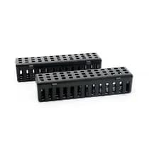 Estojo para Esterilização Plástico 20x4x4cm Sterilys Pequeno Preto 2unid. - Lysanda