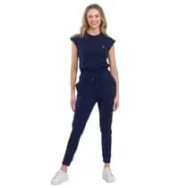 Pijama Scrub Cirúrgico Feminino Ohana Azul Marinho - Dra. Cherie