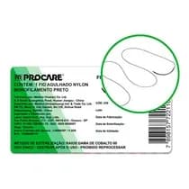 Fio de Sutura Agulhado de Nylon 3/0 - 25mm - 3/8 - Procare