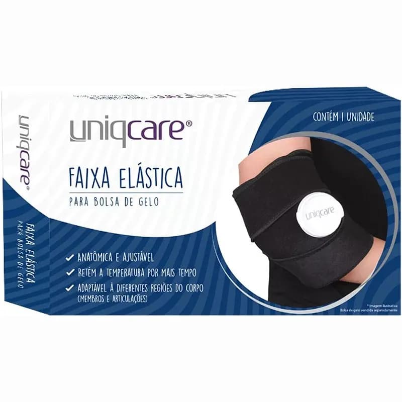 Faixa Elástica para Bolsa de Gelo - Uniqcare