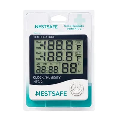 TERMO-HIGRÔMETRO DIGITAL LABORATORIAL NESTSAFE