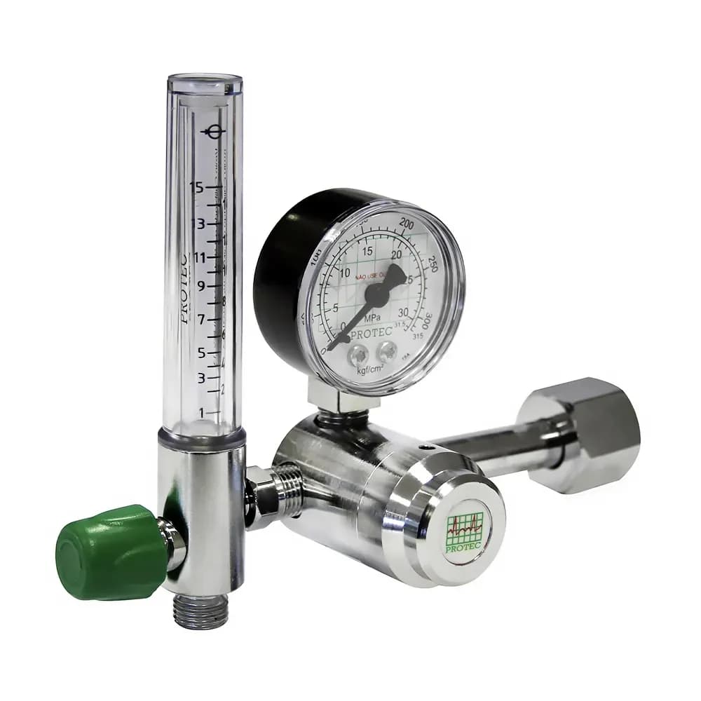 VÁLVULA COM FLUXÔMETRO CBLG02 SEMI NOVO PARA CILINDRO PROTEC