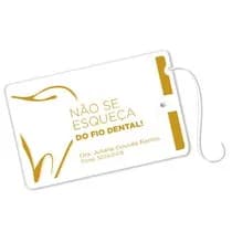 Cartão Fio Dental Dente Gold