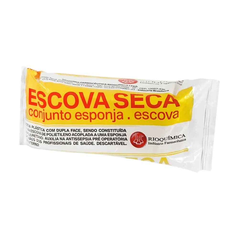 ESCOVA SECA PARA ASSEPSIA DE MÃOS E BRAÇOS RIOQUÍMICA