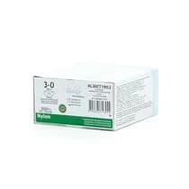 Fio Cirúrgico De Nylon Preto 3-0 Ag 3/8 3,5cm - Bioline Fios