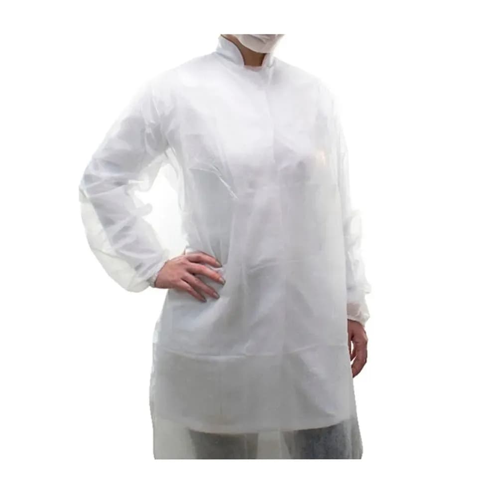 AVENTAL TNT MANGA LONGA BRANCO GM20 10UN PROTDESC